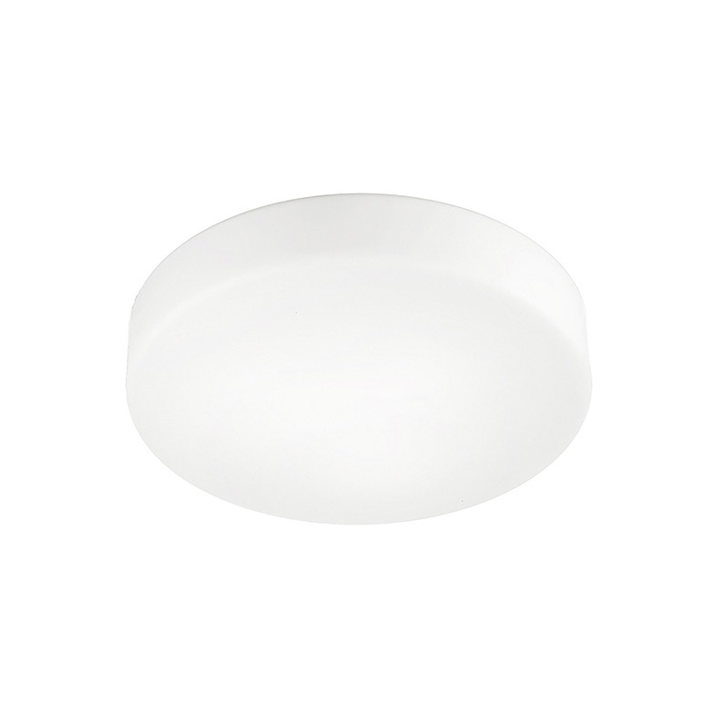 PLAFONIERA IN VETRO SATINATO A LED