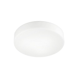 PLAFONIERA IN VETRO SATINATO A LED