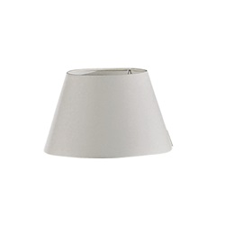 Paralume tessuto telette sabbia attacco E27 250mm diffusione luce morbida interni