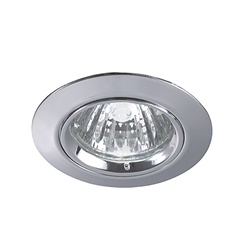 Downlight tondo incasso cromo GU10 IP20 illuminazione interna residenziale commerciale