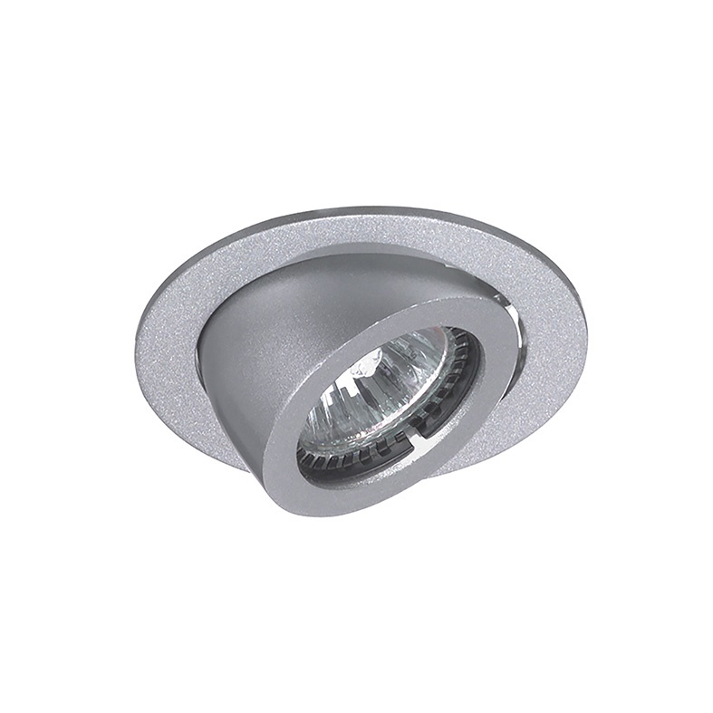 Downlight incasso orientabile grigio GU10 IP20 per illuminazione interna residenziale e commerciale