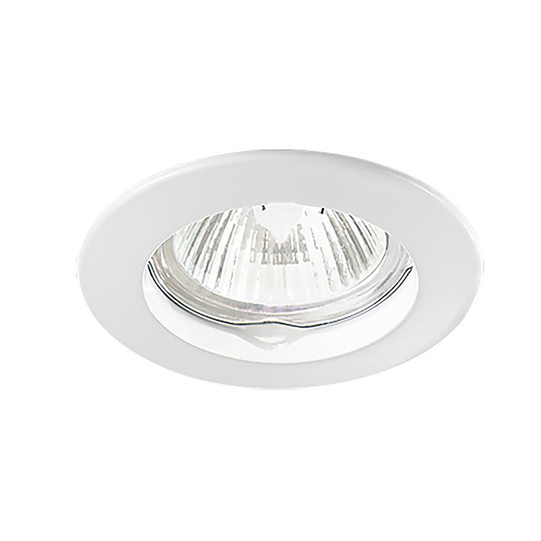 Downlight incasso bianco GU5,3 12V IP20 per ambienti interni residenziali e commerciali