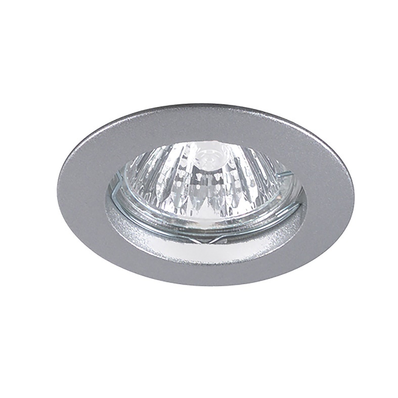Downlight incasso grigio GU5,3 12V metallo IP20 per ambienti interni