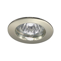 Downlight incasso tondo metallo oro lucido GU5,3 12V IP20 per interni elegante