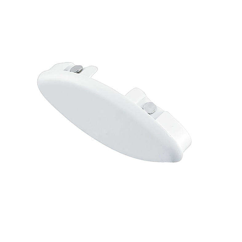 Testate terminali bianche coppia per sistema lineare LED installazione soffitto e sospensione