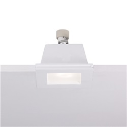 Faretto incasso gesso rasato tondo/quadrato LED GU10 effetto luce diffusa installazioni professionali