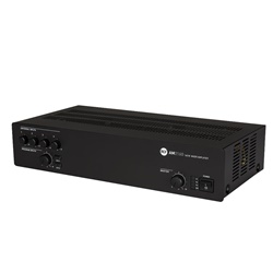 Amplificatore mixer AM 2160 160 W RMS 4 ingressi mic-linea 2 ingressi ausiliari uscita bassa impedenza e tensione costante per installazioni audio professionali