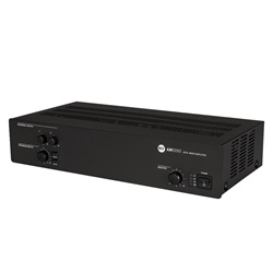 Amplificatore mixer 80W 2 ingressi mic-linea XLR uscita 100V per diffusori