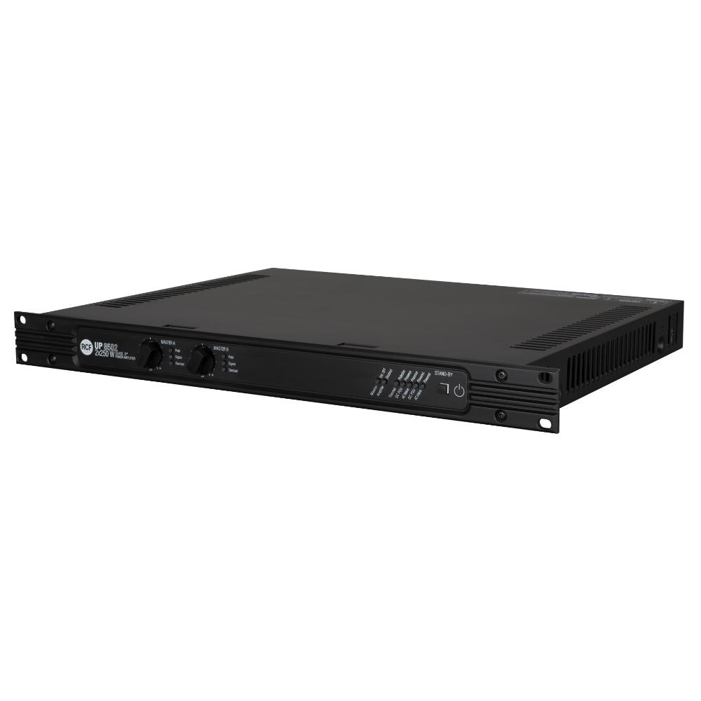 Amplificatore potenza digitale UP 8500 2x250W qualità audio professionale ambienti installazioni elettriche