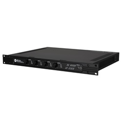 Amplificatore potenza digitale 4 canali 125W compatto certificato EN 54-16 per diffusione sonora professionale