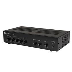 Amplificatore mixer 120W 5 ingressi audio 100V con alimentazione phantom e uscita bassa impedenza