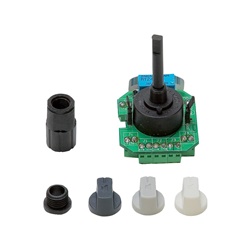 Commutatore audio 6 posizioni con relè per annunci e controllo volume per diffusori 100 V fino 120 W