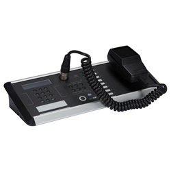 Base microfonica emergenza BM 7608DFM per sistema allarme vocale DXT 7000 con autodiagnostica EN 54-16