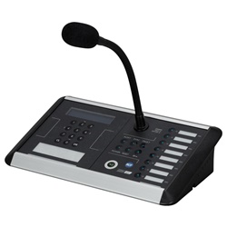 Base microfonica emergenza DXT7000 annunci live e messaggi preregistrati EN54