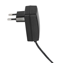 Alimentatore 24V DC AC AD2405 per dispositivi audio professionali con LED controllo tensione e collegamento europeo