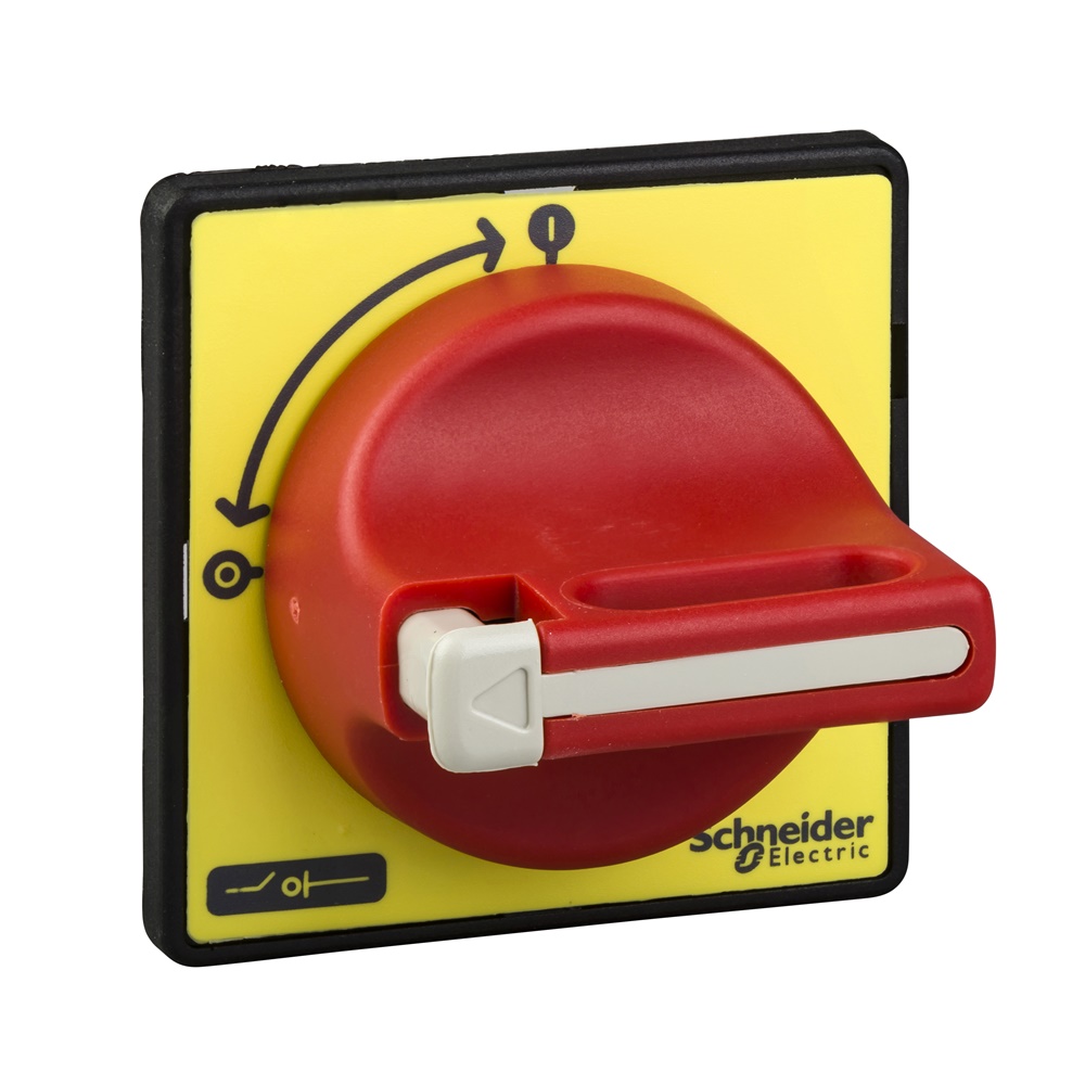 Manovra rotativa rossa (max 3 lucch.) per TeSys Vario V3, V4
