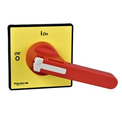 Manovra rotativa rossa lunga (max 3 lucch.) per TeSys Vario V5, V6