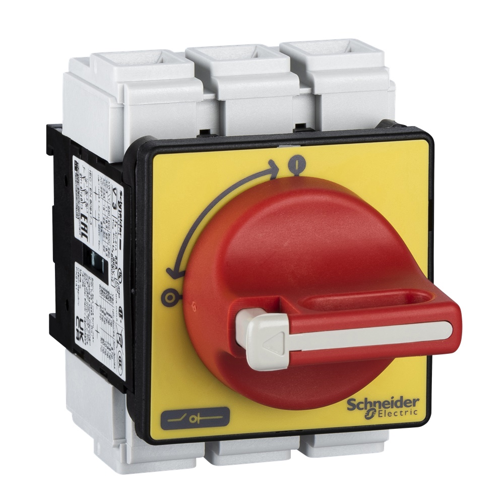 Inter. sez. emerg. Vario VCF - 3 poli - 63 A - manovra rossa lucch.