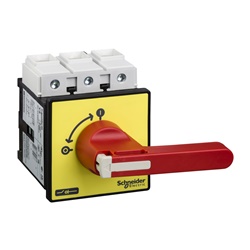 Inter. sez. emerg. Vario VCF - 3 poli - 175 A - manovra rossa lunga lucch.