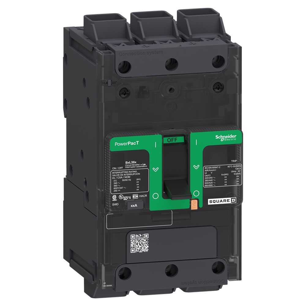 PowerPactB-interr.automa-125A 3P AC 35kA a 480/440V(UL/IEC)-TMD-conn.Everlink