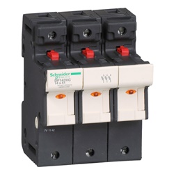 Portafusibile TeSys DF 50A - fusibile 14x51 3P con LED