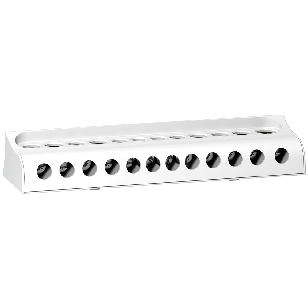 Barretta neutro aggiuntiva 125A 12 connessioni per distribuzione elettrica armadi