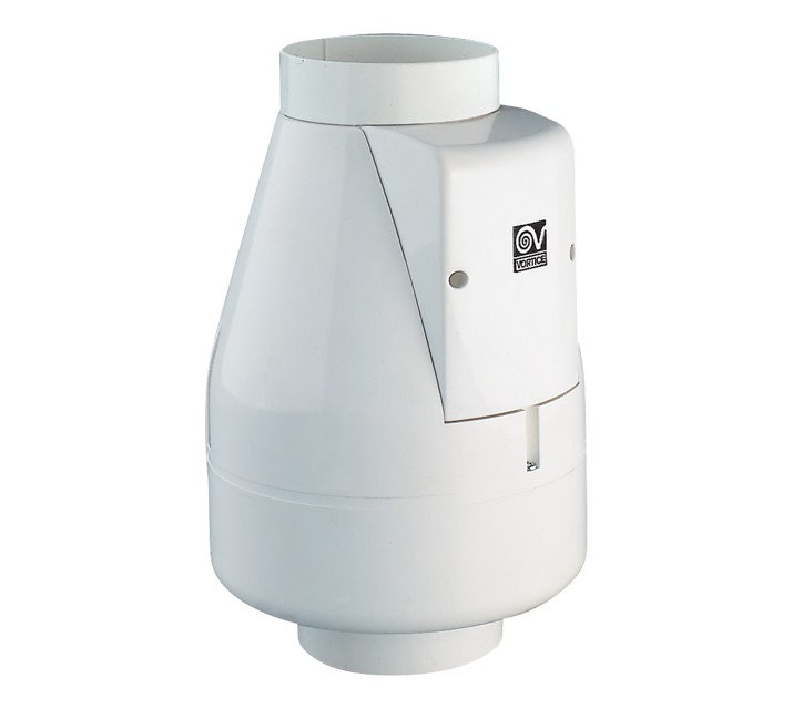 Aspiratore centrifugo 100mm 135m3/h resina UV civile residenziale