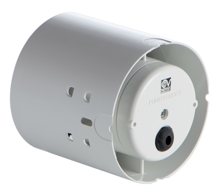 Aspiratore elicoidale in linea 90 mm portata 65 m3/h motore protetto UV resistant uso industriale e civile
