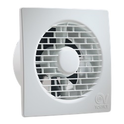 Aspiratore elicoidale muro diametro 120 mm portata 175 m3/h motore protetto UV resistente