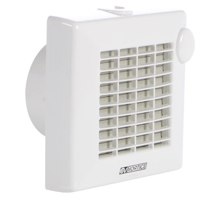 Aspiratore elicoidale muro 150 mm portata 335 m3/h resistente UV con motore protetto