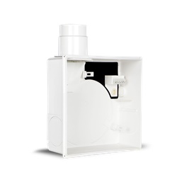 Scatola incasso aspiratore QUADRO EVO ABS 80mm civile residenziale