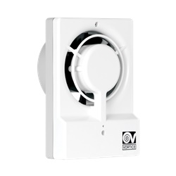 Aspiratore elicoidale muro 100mm 85m3/h polistirene