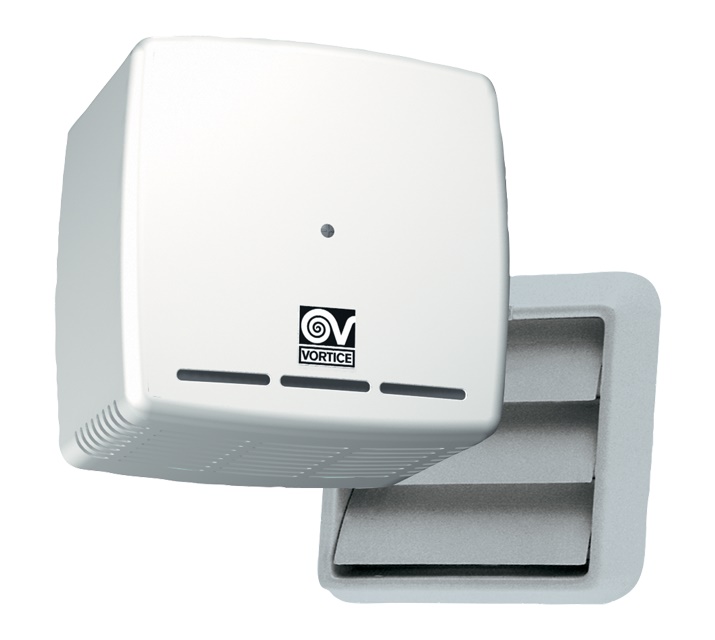 Aspiratore centrifugo condotto 100 mm risparmio energetico portata 26-78 m3/h UV resistant certificato IMQ