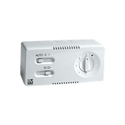 Gruppo comandi ventilatori Vortice parete incasso 220V bianco