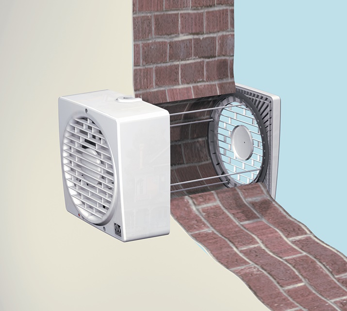 Kit installazione muro aspiratore Vortice Vario serie per ventilazione domestica