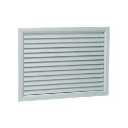 Griglia esterna rettangolare alluminio 500x350 per ventilazione