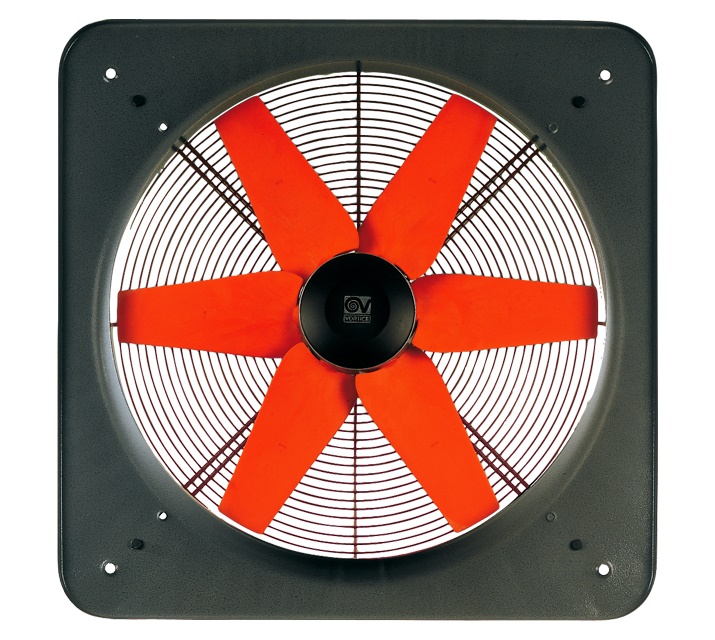 Aspiratore elicoidale 250 mm portata 1000 m3/h motore trifase isolamento F uso esterno