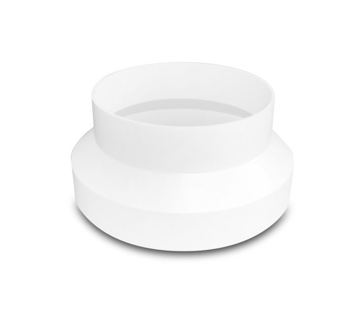 Riduttore circolare polistirene 125-100 ventilazione civile residenziale