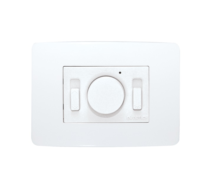 Gruppo comandi ventilatori soffitto incasso bianco Vortice