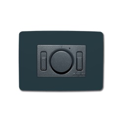 Gruppo comandi ventilatori soffitto incasso nero Vortice
