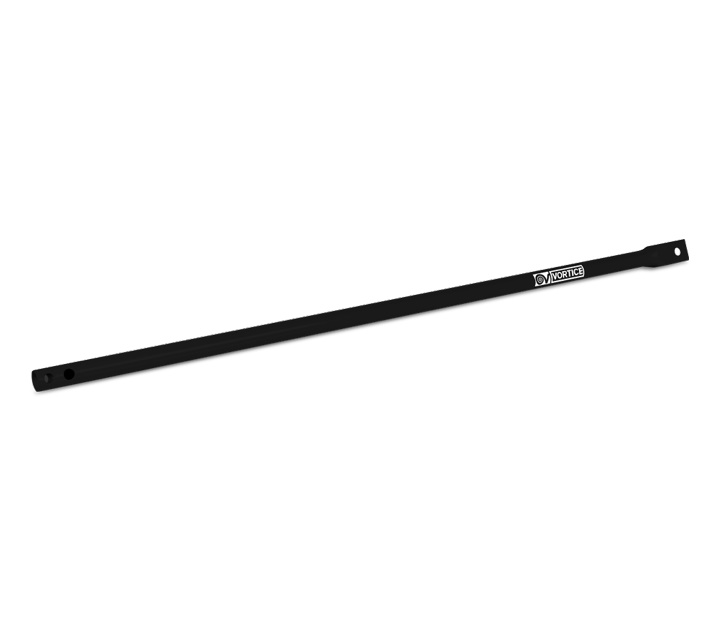 Asta ventilatore soffitto NK 375 nera per ventilazione civile residenziale