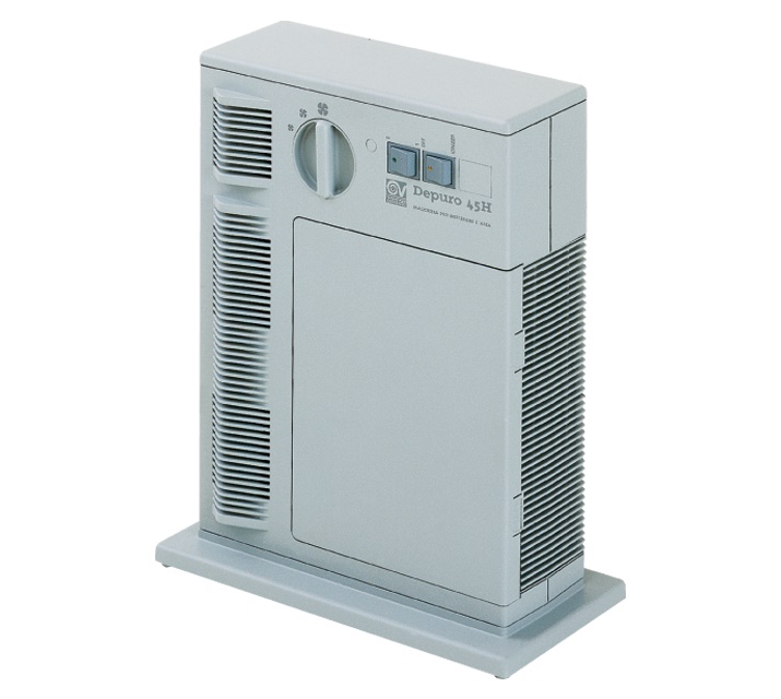 Depuratore aria mobile con filtri HEPA H10 e carboni attivi, 3 velocità, uso interno