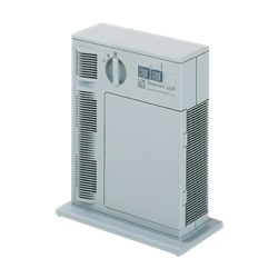 Depuratore aria mobile con filtri HEPA H10 e carboni attivi, 3 velocità, uso interno