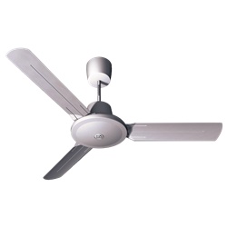 Ventilatore soffitto reversibile 140 cm argento industriale