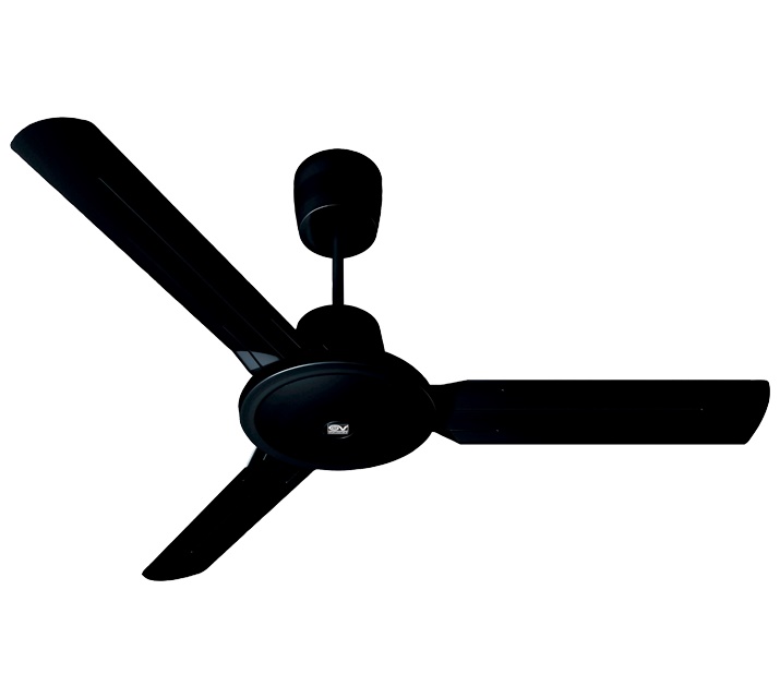 Ventilatore soffitto reversibile 140 cm nero industriale