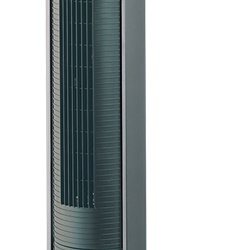 Ventilatore oscillante da terra 3 velocità con telecomando e struttura in alluminio