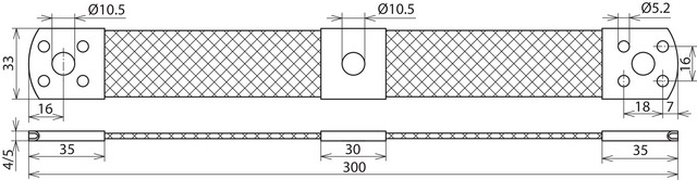 TRECCIA DI PONTICELLAMENTO CU 50MMQ