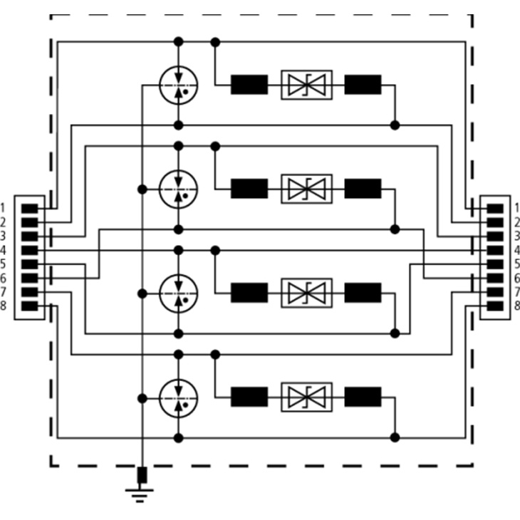 DEHNPATCH DPA M CAT6 RJ45S 48