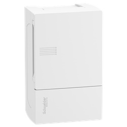 Centralino Resi9 MP parete 4 moduli bianco porta opaca IP40 per edifici residenziali