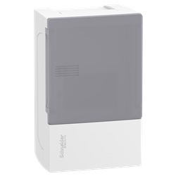 Centralino Resi9 MP parete 4 moduli bianco porta traslucida 50A IP40 IK07 plastica autoestinguente